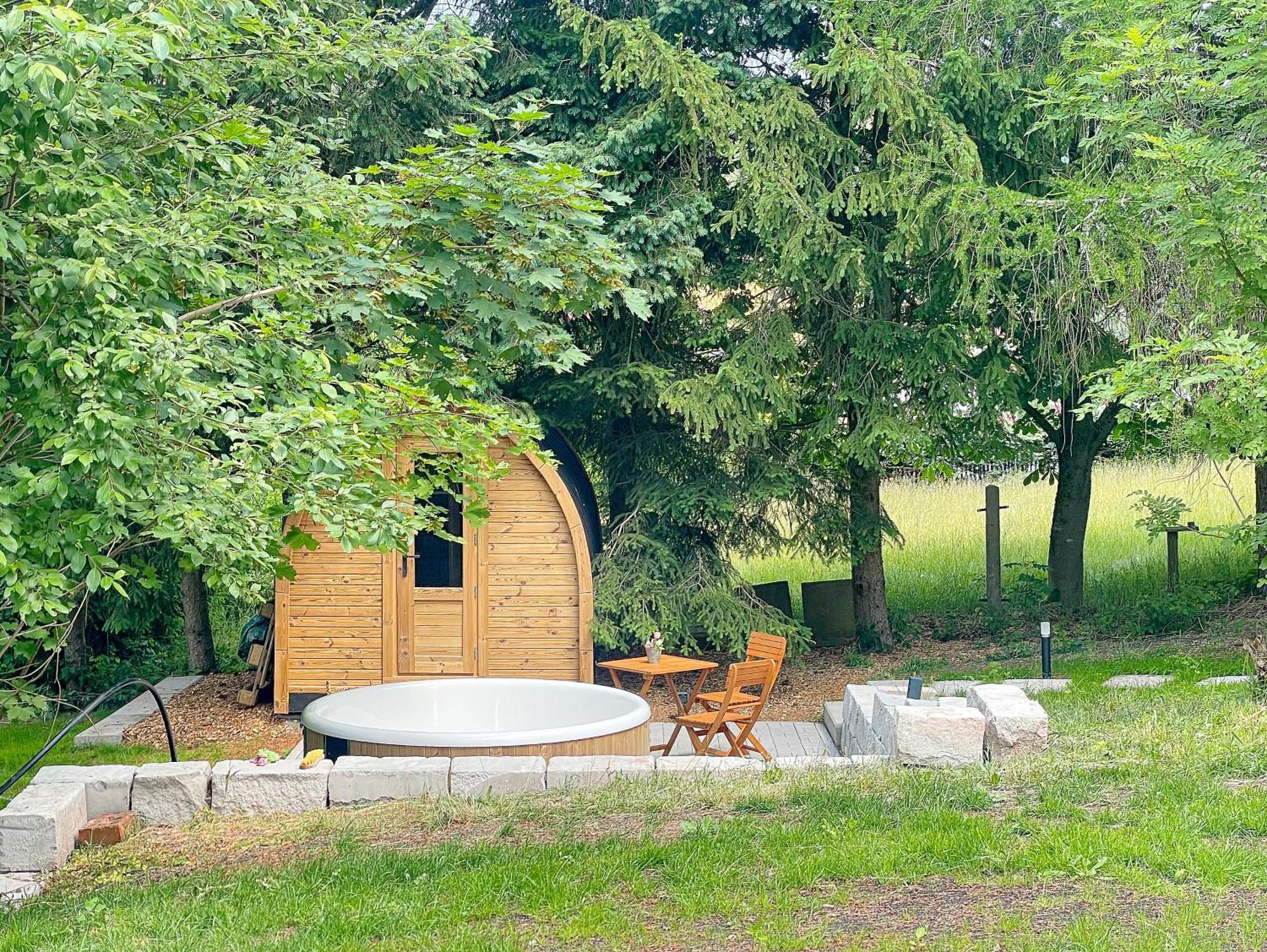 Wellness Am Morgengau Mit Whirlpool Und Sauna Rotterode المظهر الخارجي الصورة